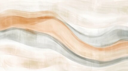 Abstract wavy textured background in muted tones