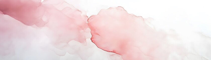 Fototapeta premium Delicate, blush-toned abstract watercolor design
