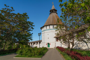 Krasnye Vorota (Red gate) Tower on the territory of the Astrakhan Kremlin Historical and...