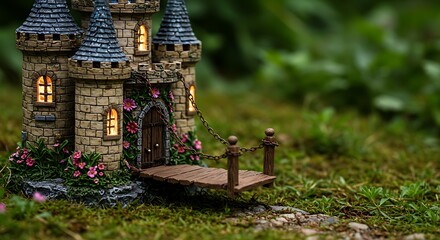 Fairy castle miniature decor