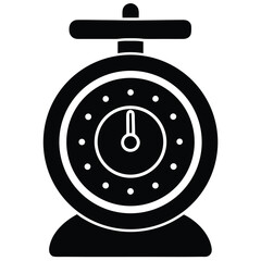 baker element isolated timer on white background 