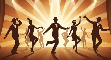 Jazz Age Silhouette Serenade