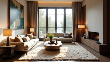 Fototapeta premium modern living room