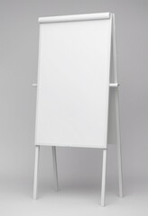 White Whiteboard on Stand Mockup