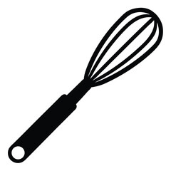 baker element isolated whisk on white background 