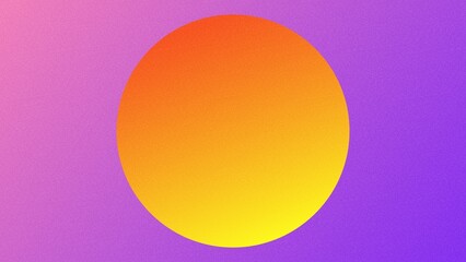 Minimalist abstract background with orange and purple gradient with rough texture