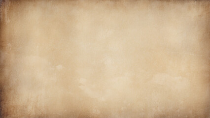 Beige grunge old paper texture for background design.  Old parchment paper. Banner texture
