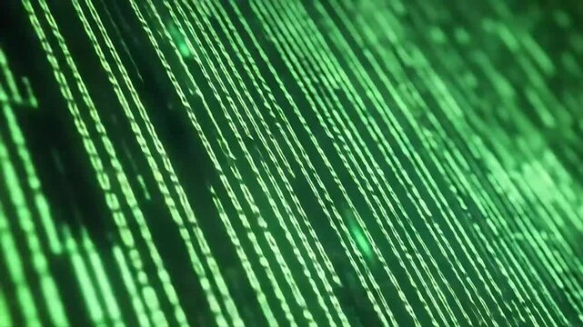 Digital code stream background