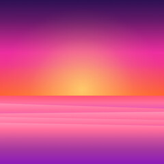a beautiful red sunset view by the sea 아름다운 붉은 노을 바닷가 풍경