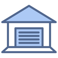 Garage Blue Icon