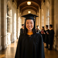 Obraz premium 卒業の光彩