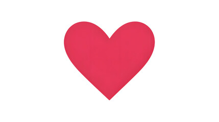 Vibrant Red Heart Symbolizing Love, Affection, and Emotional Connections for Various Themes