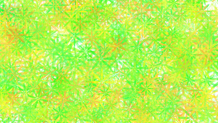 abstract green background with leaves