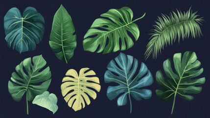 Tropical leaf collection