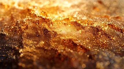 Vibrant gold glittering texture elegant luxurious design high resolution image
