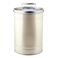 milk can on transparent background