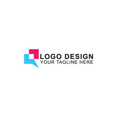 letter q logo design for business or company with creative illustration