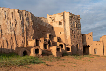 Sarai-Batu Tourist Center dedicated to the history and culture of the Golden Horde Khanate on a...