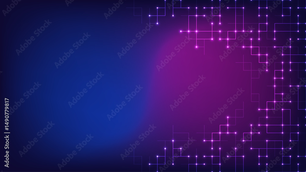 Poster Minimalistic vector texture with linear squares pattern. Creative idea of modern design with abstract geometric background