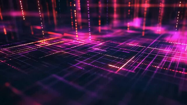 Digital network abstract background