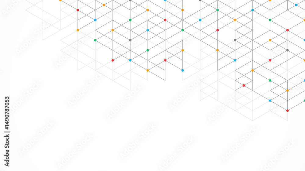 Poster creative idea of modern design with abstract geometric background. minimalistic texture with triangl