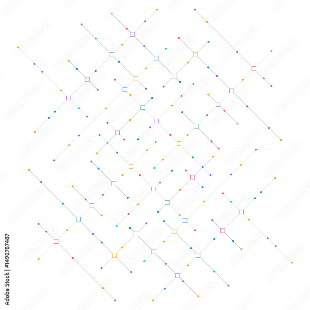 Poster creative idea of modern design with abstract geometric background. minimalistic texture with polygon