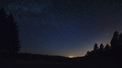 Wide Angle Lens for Photographing Stars in Night Sky Serenity