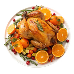 roasted chicken with vegetables