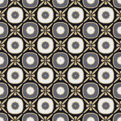 Style seamless pattern in white yellow brown gray for decoration. Print for paper, tiles, textiles. Home  decor, interior design, cloth design.