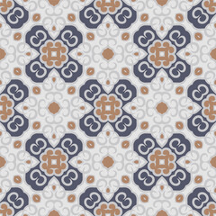 Seamless pattern in white gray beige blue for decoration. Print for paper, tiles, textiles. Home  decor, interior design, cloth design.