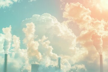 Smog and Clouds: A Pastel Sky