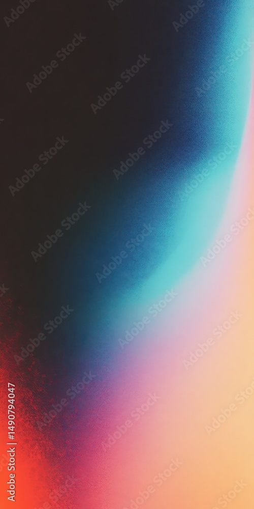 Aufkleber vivid abstract gradient background with dark and bright contrasts in soft patterns