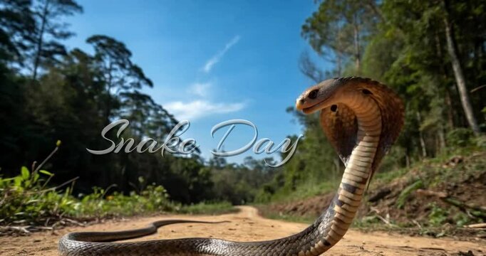snake in the forest