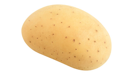 Potato on Transparent Background.