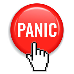 Red panic push button