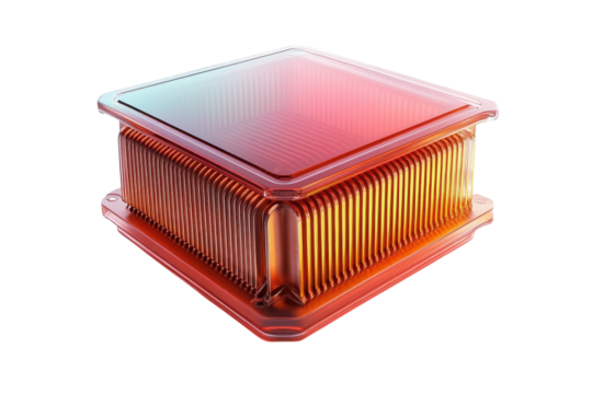 A futuristic container a relic of tomorrow hints at preservation of precious digital data with on transparent background - Powered by Adobe