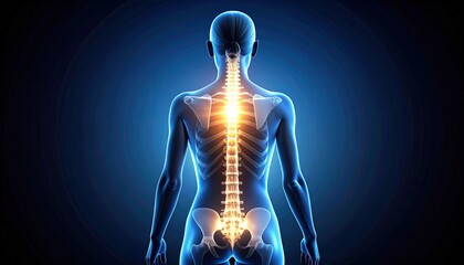 Human Spine Anatomy.