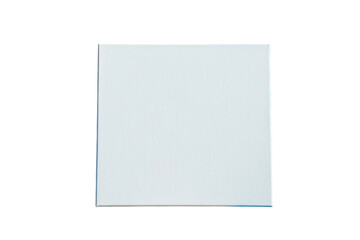 A pristine blank canvas stands ready awaiting the touch of a visionary artist to tell new on transparent background
