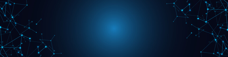 Molecular structure and genetic engineering, molecules DNA, neural network, scientific research. Abstract background for innovation technology, science, healthcare, and medicine