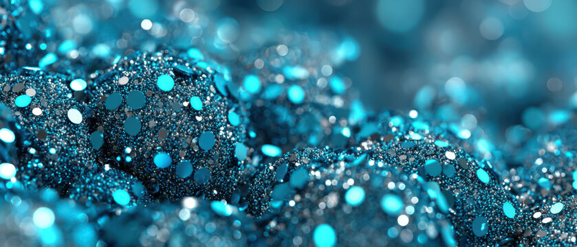Vibrant Blue Abstract Texture, Sparkling hues create an uplifting ambiance, Ideal for festive themes, Modern digital backdrop, Eye-catching design inspiration