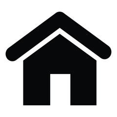 House icon vector illustration for real estate and web use