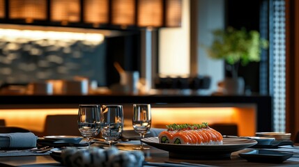 Elegant Sushi Dinner: A Luxurious Japanese Dining Experience