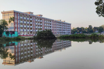 view of the river in the city