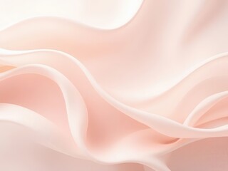 Fototapeta premium Soft pastel waves create an elegant abstract background with subtle light gradients.