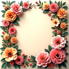 Floral frame