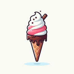 ice cream vector illustration