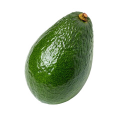 avocado isolated on white