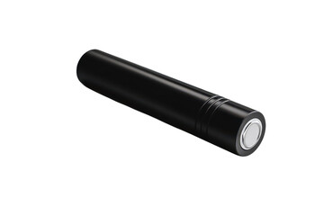 An isolated powerful and rechargeable battery ready to energize modern life sleek black on...