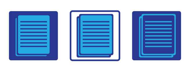 Document icon isolated on white background. Document icon in trendy design style. Document vector icon modern and simple flat symbol for web site, mobile app, UI.