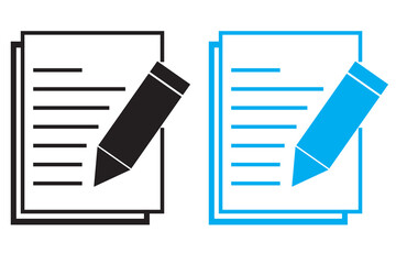 Document icon isolated on white background. Document icon in trendy design style. Document vector icon modern and simple flat symbol for web site, mobile app, UI.